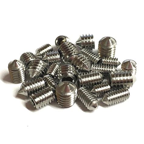 Grub Screws Metric Thread Mixed Pack A Stainless Steel Cone Point