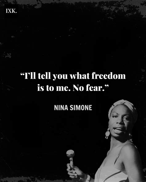 Nina Simone No Fear Quote - Zea Lillis