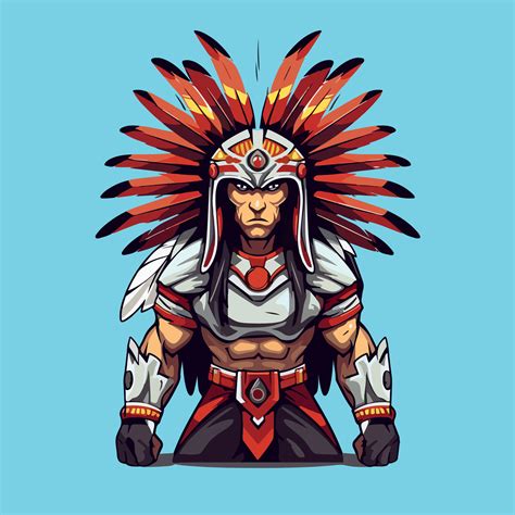 Apache Indian Warrior Head Logo Mascot Vector Illustration 27576726