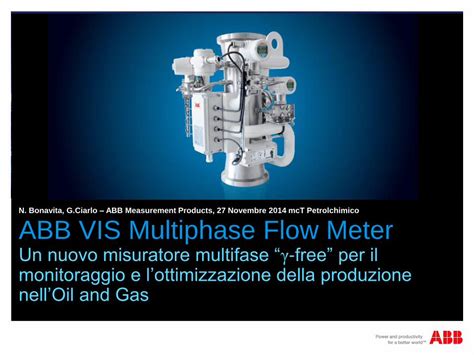 Pdf N Bonavita G Ciarlo Abb Measurement Products Abb Vis