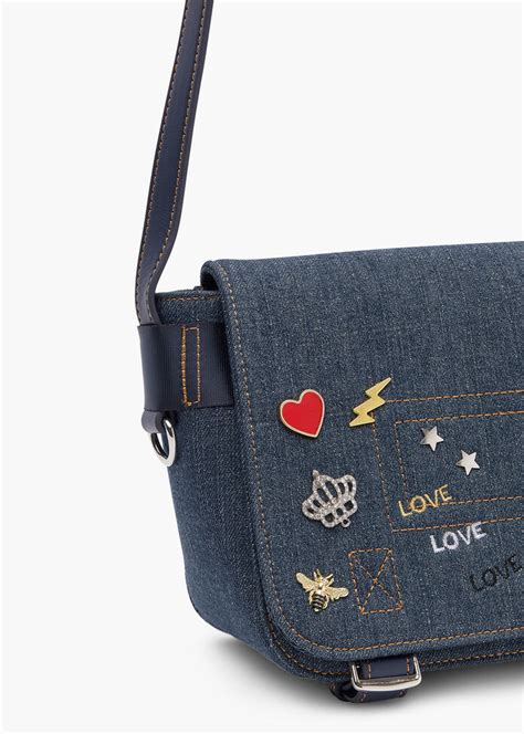 Shop Denim Pins Crossbody Bag Accessories Taking Shape Au