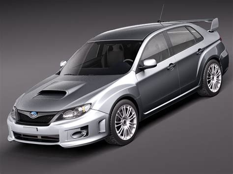 Subaru Impreza Wrx Sti Sedan 3d Model Cgtrader