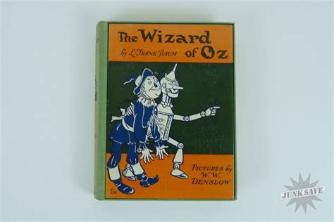 The Wizard Of Oz Book L Frank Baum Junksave