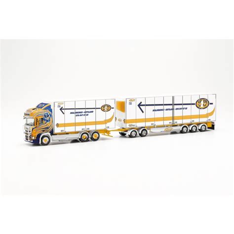 Herpa 315807 1 87 Scania CR 20 HD Schwedencombi Malmbergs Akeri