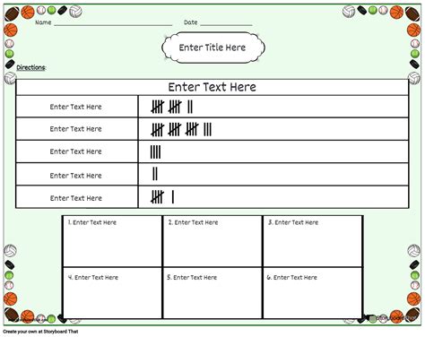 Tally Diagrammas Ainavas Krāsa 1 Storyboard por lv examples