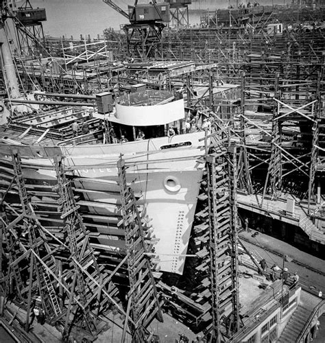 A Close Up Of The Bethlehem Fairfield Shipyard