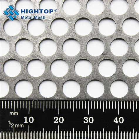 Mm Hole Diameter Stainless Steel Perforated Sheet Punched Metal