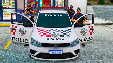 ABORDAGEM NOTURNA DA RONDA ESCOLAR PMESP GTA 5 POLICIAL YouTube