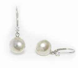 White South Sea Pearl Earrings Collection