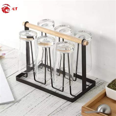 Glass Cup Rack Draining Drying Water Mug Drying Organizer Holder Stand