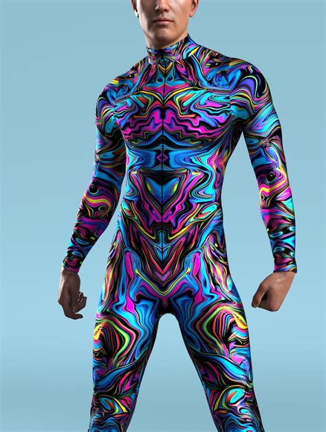 Rave Bodysuit Rave Bodysuit Men Music Festival Costume Men Etsy