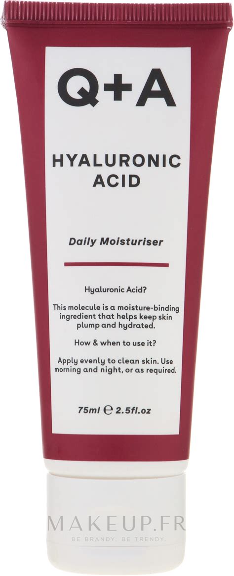 Crème à l acide hyaluronique pour visage Q A Hyaluronic Acid Daily