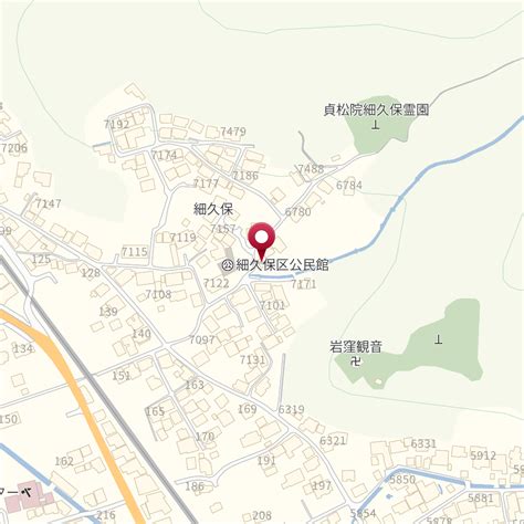 長野県諏訪市四賀細久保7172 の地図 Mapfan