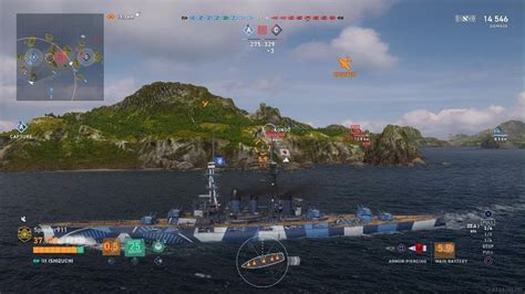 World Of Warships Legends Cz Ps Ishizuchi Damage High Caliber