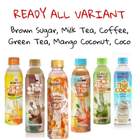 Jual Ichitan Thai Milk Tea 310ml Rasa Thai Coconut Brown Sugar Coffee