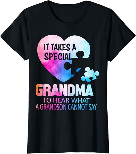 Autism Awareness T Shirt Celebrate The Bond Between A Special Grandma