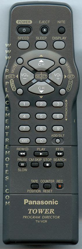 Buy Panasonic Lssq Tv Vcr Combo Tv Vcr Remote Control