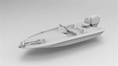 Ho 187th Scale Bass Boat 3d Resin Printed Etsy