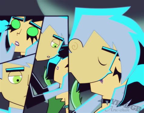 Danny and Sam Kiss by YK-DGB on DeviantArt | Danny phantom, Danny phantom sam, Ghost rider wallpaper