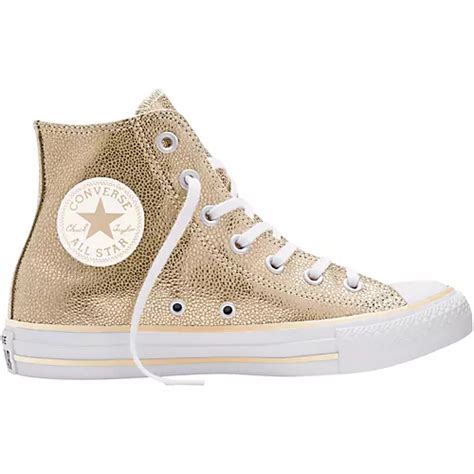 Converse Chuck Taylor All Star Stingray Metallic Hi Top Light Gold