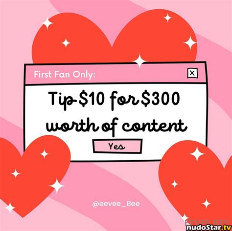 Eeveebeeshow Eevee Bee Eeveebee Nude OnlyFans Photo Nudostar TV