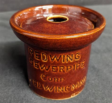 At Auction Red Wing Sewer Pipe Miniature Ashtray