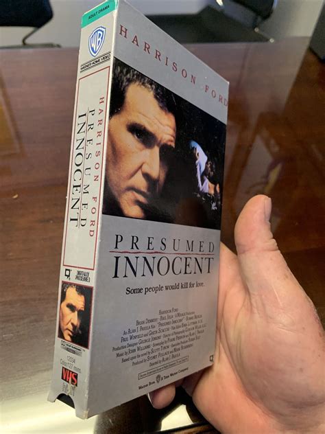 Presumed Innocent VHS 1991 Harrison Ford Raul Julia Greta Scacchi