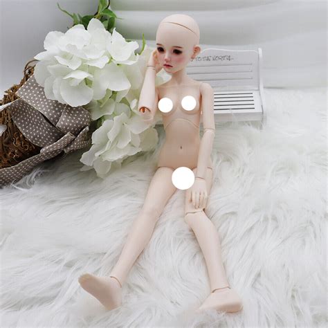 BJD 1 4 Girl SD Bare Resin Ball Jointed Doll Eyes Face Makeup Normal