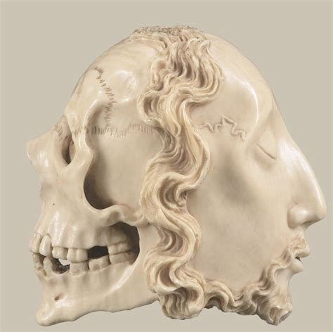 Beautiful 16th 17th Century Memento Mori Sculpture In Ivory