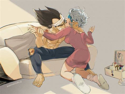 Imágenes vegebul y Mas Vegeta and bulma Dragon ball painting Bulma