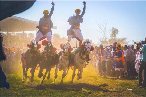 Faces The Vibrant Spirit Of The Sikh Hola Mohalla Festival In Punjab