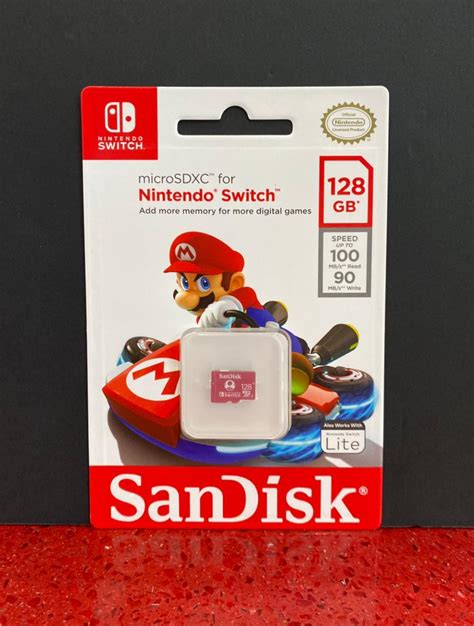 Switch Memoria Micro Sd Gb Mario Sandisk Gamestation