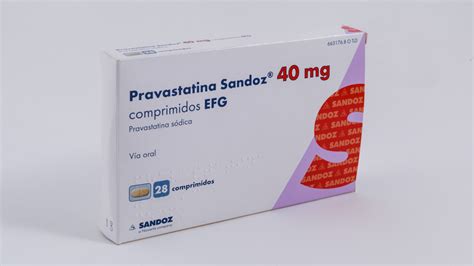 Pravastatina Sandoz Efg Mg Comprimidos Farmac Uticos