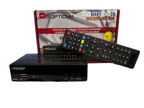 DEKODER OPTICUM NYTRO BOX NS DVB T2 H 265 HEVC 13723838604