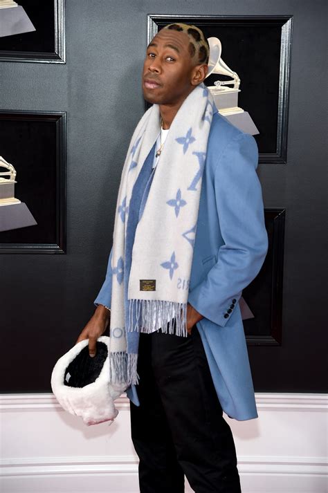 Tyler The Creator Was Hiding Leopard Print Hair Under His Big Fuzzy Hat