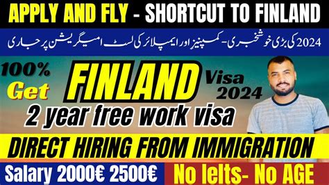 Finland Work Visa 2024 Schengen Visa Jobs In Finland Europe