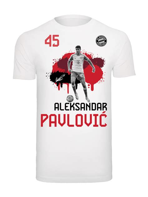 Unisex T Shirt Pavlović Official Fc Bayern Munich Store