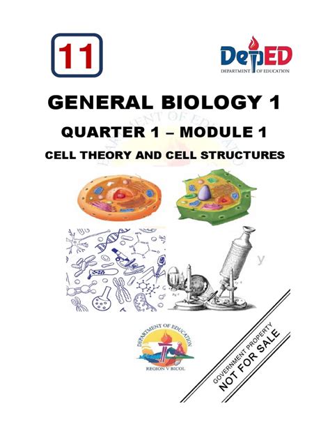 General Biology 1 Module 1 Q1 Pdf Endoplasmic Reticulum Cell Biology