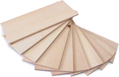 Wodewa Placage De Bois Mm Lot De Plaques X Cm Tilleul Feuille