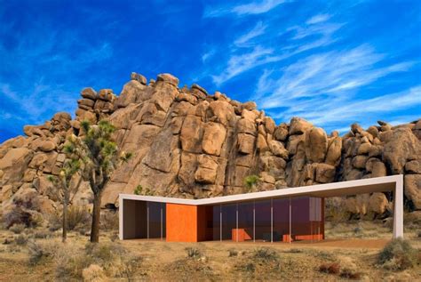 A Small Passive Solar House Design Intended For A Desert Environment Interior Space