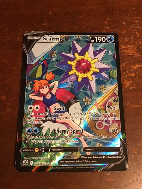 Starmie V TG13 TG30 Full Art Ultra Rare Holo Pokemon Astral Radiance