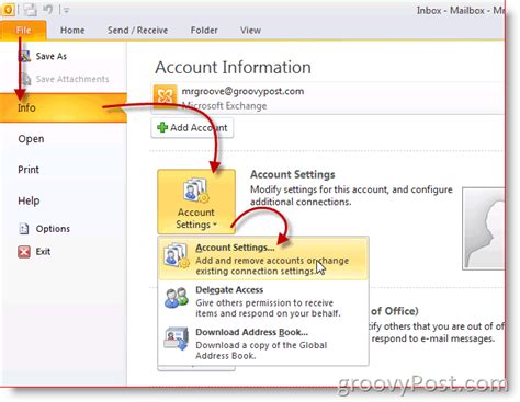 How To Add A Additional Mailbox In Outlook 2010 Groovypost