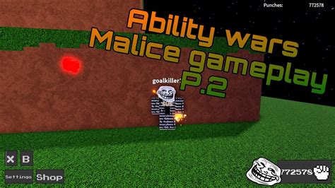 Roblox Ability Wars Malice Gameplay 2 YouTube