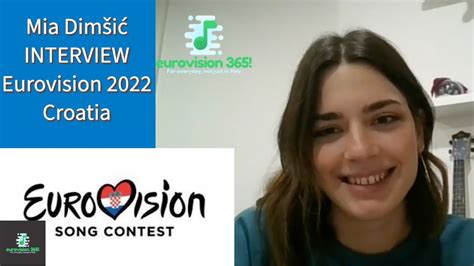 Mia Dimšić Interview Guilty Pleasure Eurovision 2022 Croatia