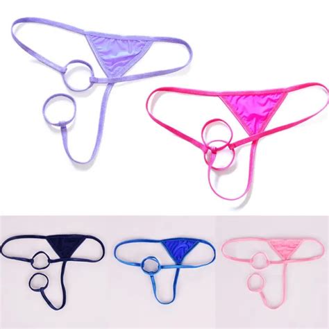 String Ouvert Fesses G String T Back Gay Pochette Trou Hommes Sissy