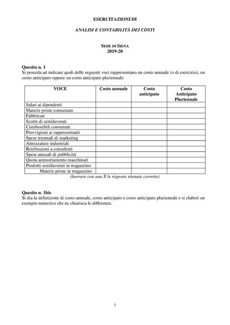 E Esercizi Analisi Si Testo Esercitazioni Di Analisi E