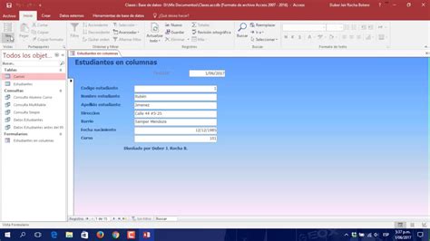 Formularios Y Subformulario Microsoft Access YouTube