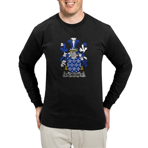 Dorsey Family Crest Men's Long Sleeve T-Shirt Dorsey Family Crest Long ...