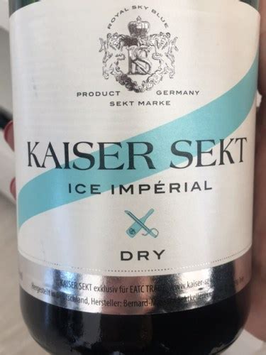 Bernard Massard Kaiser Sekt Ice Impérial Dry Vivino US