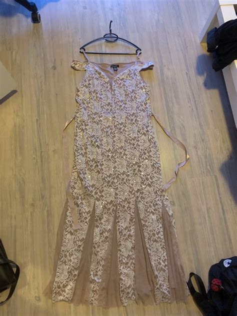 Meerjungfrau Silhouette Abendkleid Rosa Nude Gr Xl Kaufen Auf Ricardo